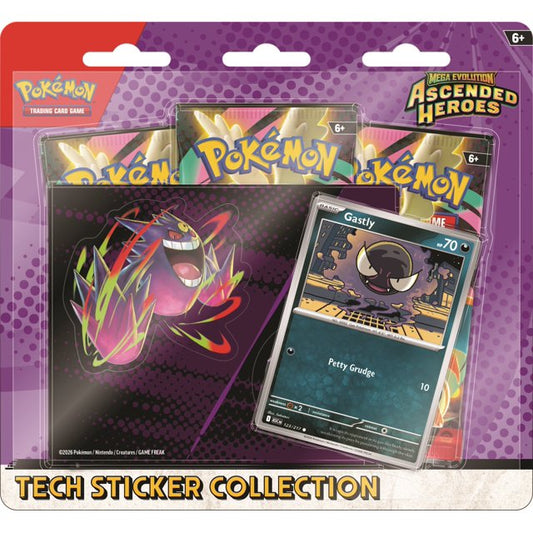 Mega Evolution—Ascended Heroes Tech Sticker Collection (Gastly)