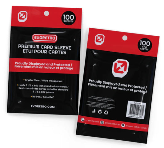 EVORETRO - Card Sleeves for Pokemon or Sport Card