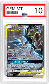 PSA 10 GARCHOMP & GIRATINA GX SM193 FULL ART BLACK STAR PROMO