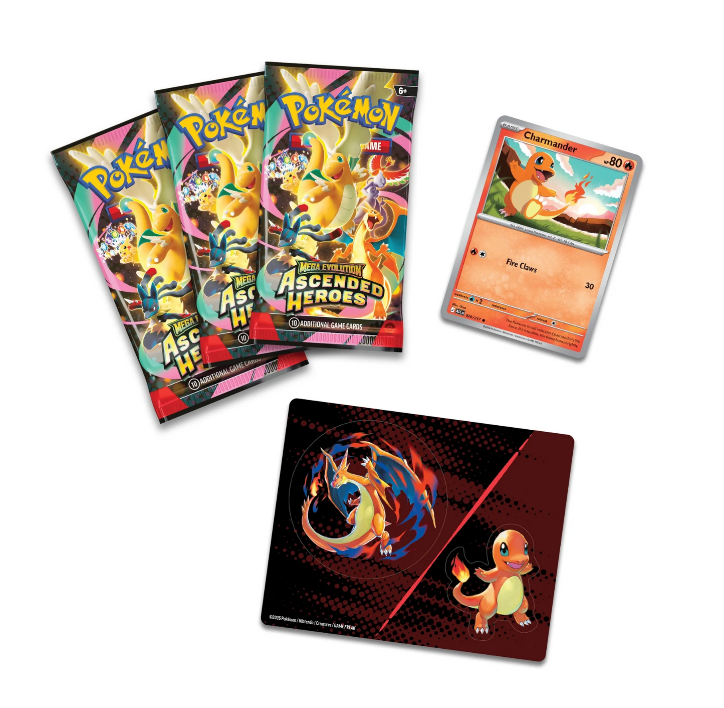 Mega Evolution—Ascended Heroes Tech Sticker Collection (Charmander)