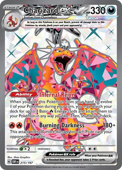 Charizard ex Obsidian Flames Ultra Rare 215/197