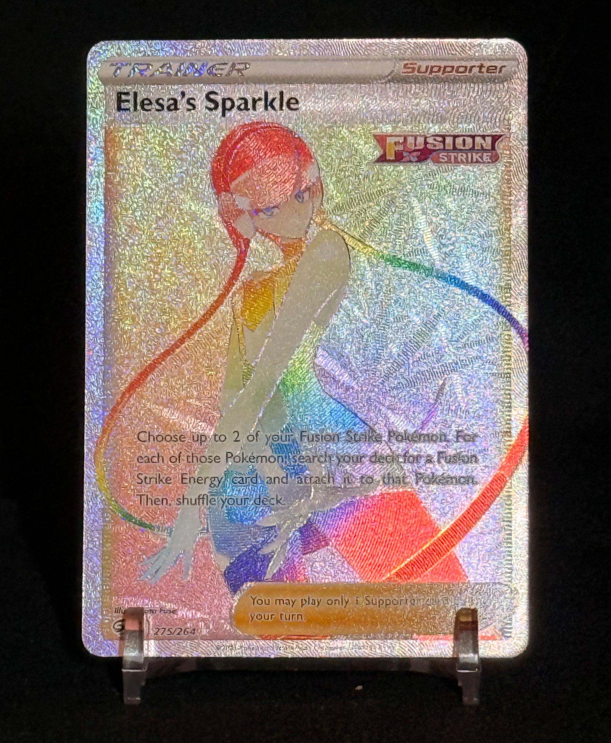 Elesa's Sparkle Fusion Strike Secret Rare 275/264