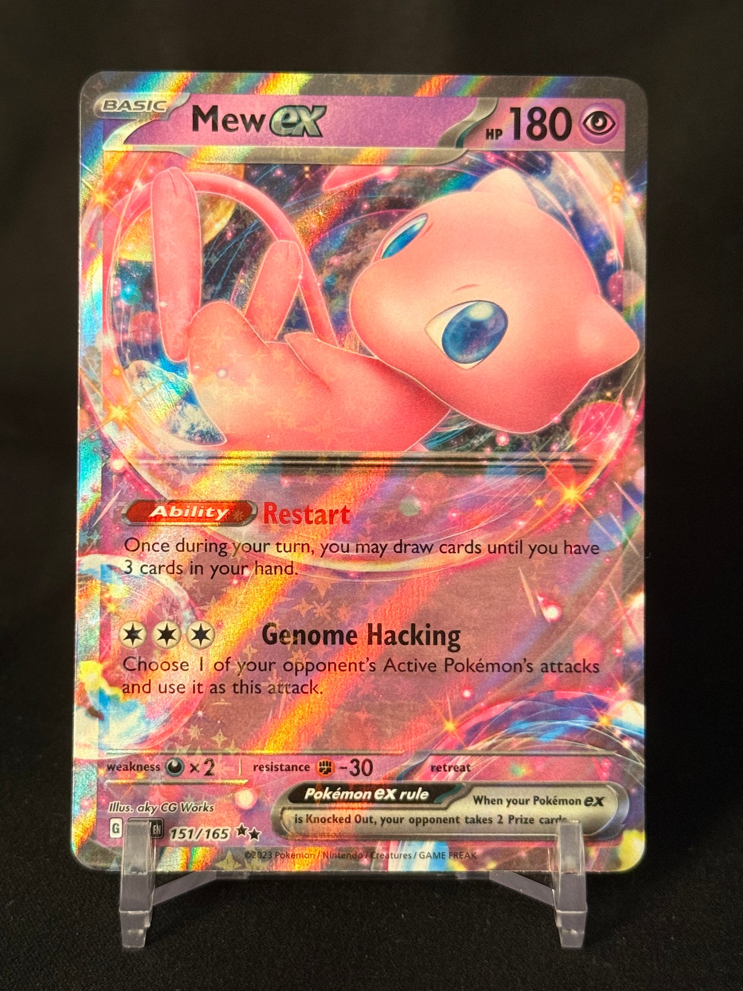 Mew ex SV: 151 Double Rare 151/165