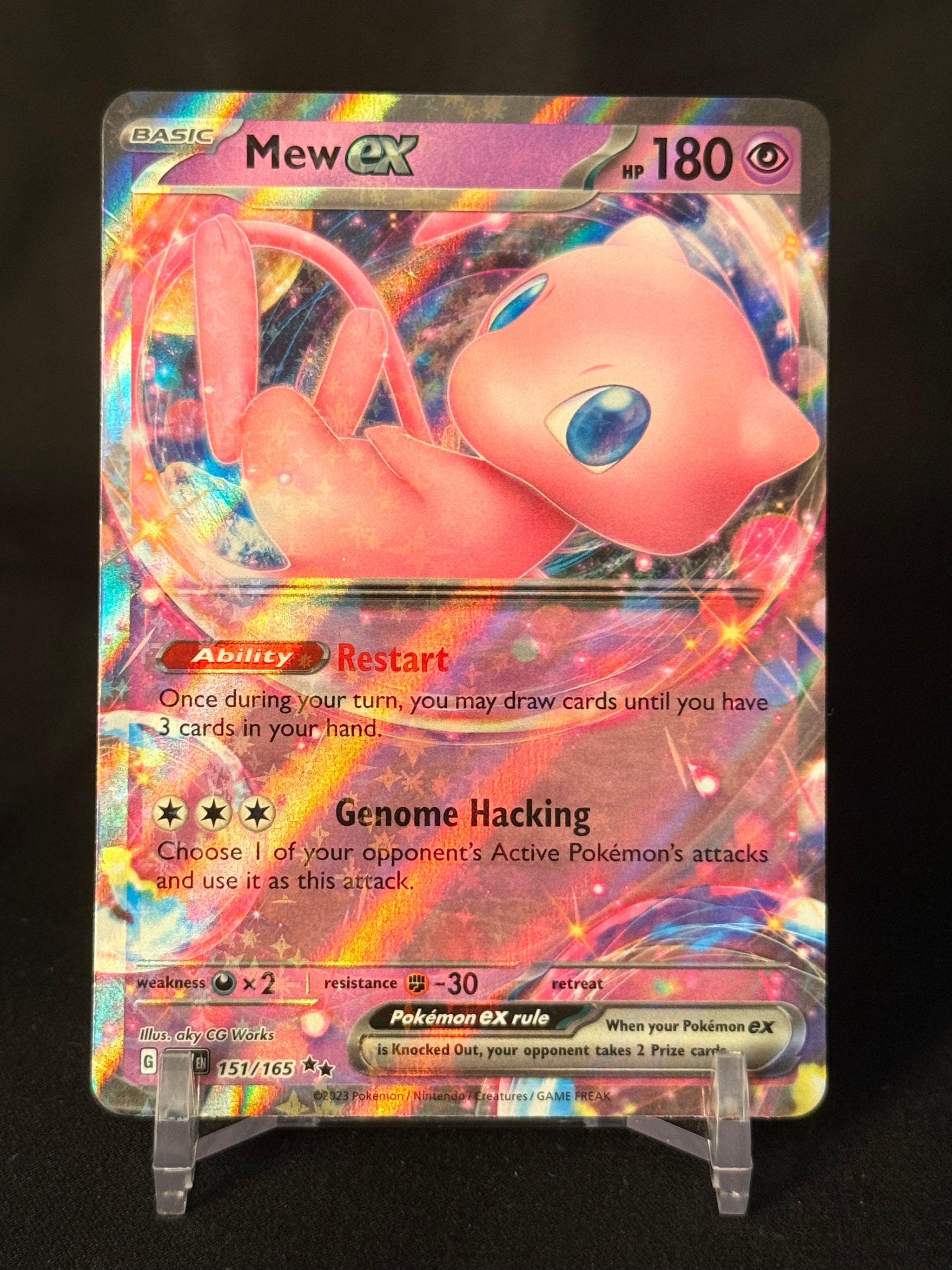 Mew ex SV: 151 Double Rare 151/165