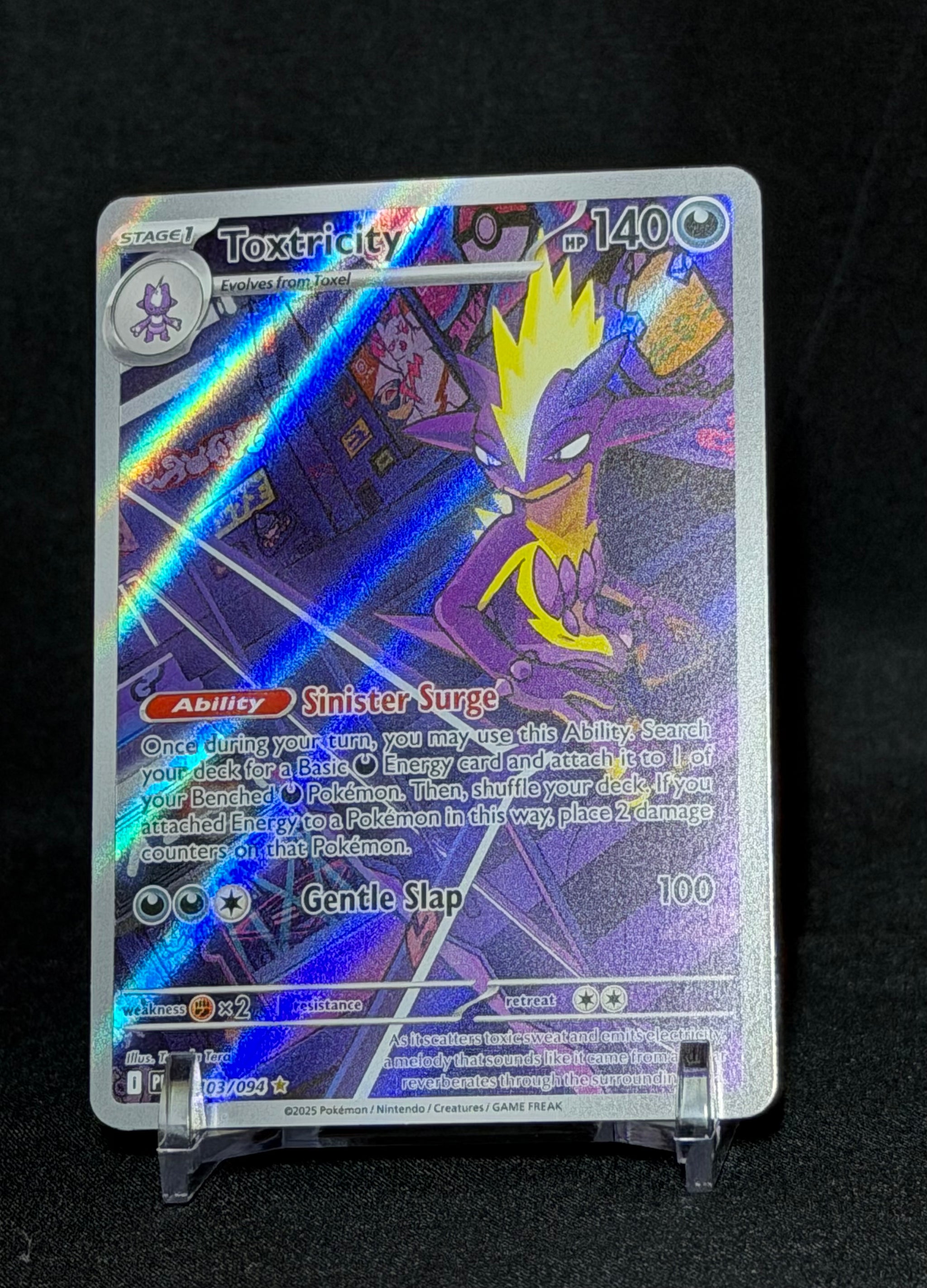 Toxtricity Phantasmal Flames Illustration Rare 103/094