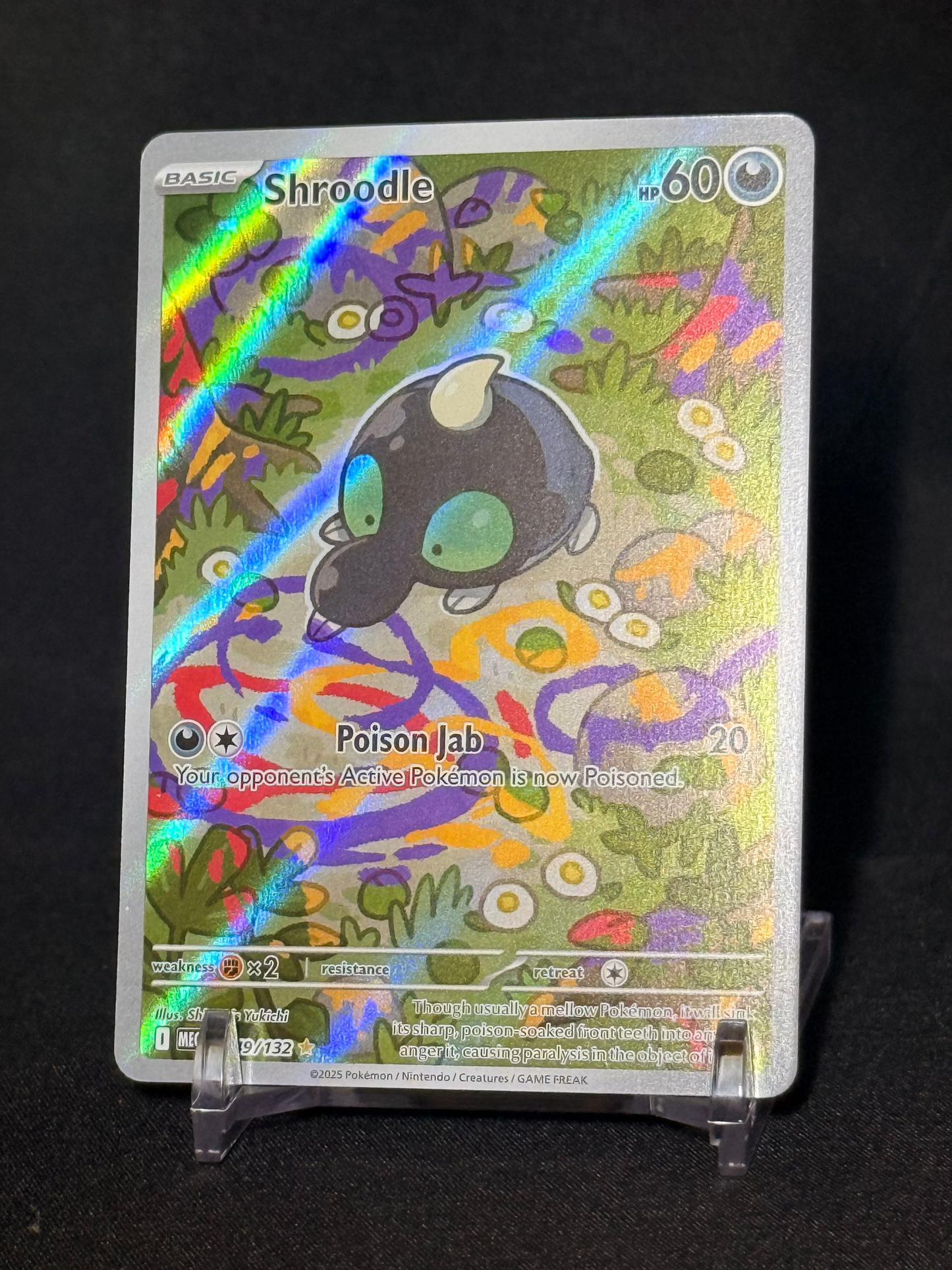 Shroodle Mega Evolution Illustration Rare 149/132