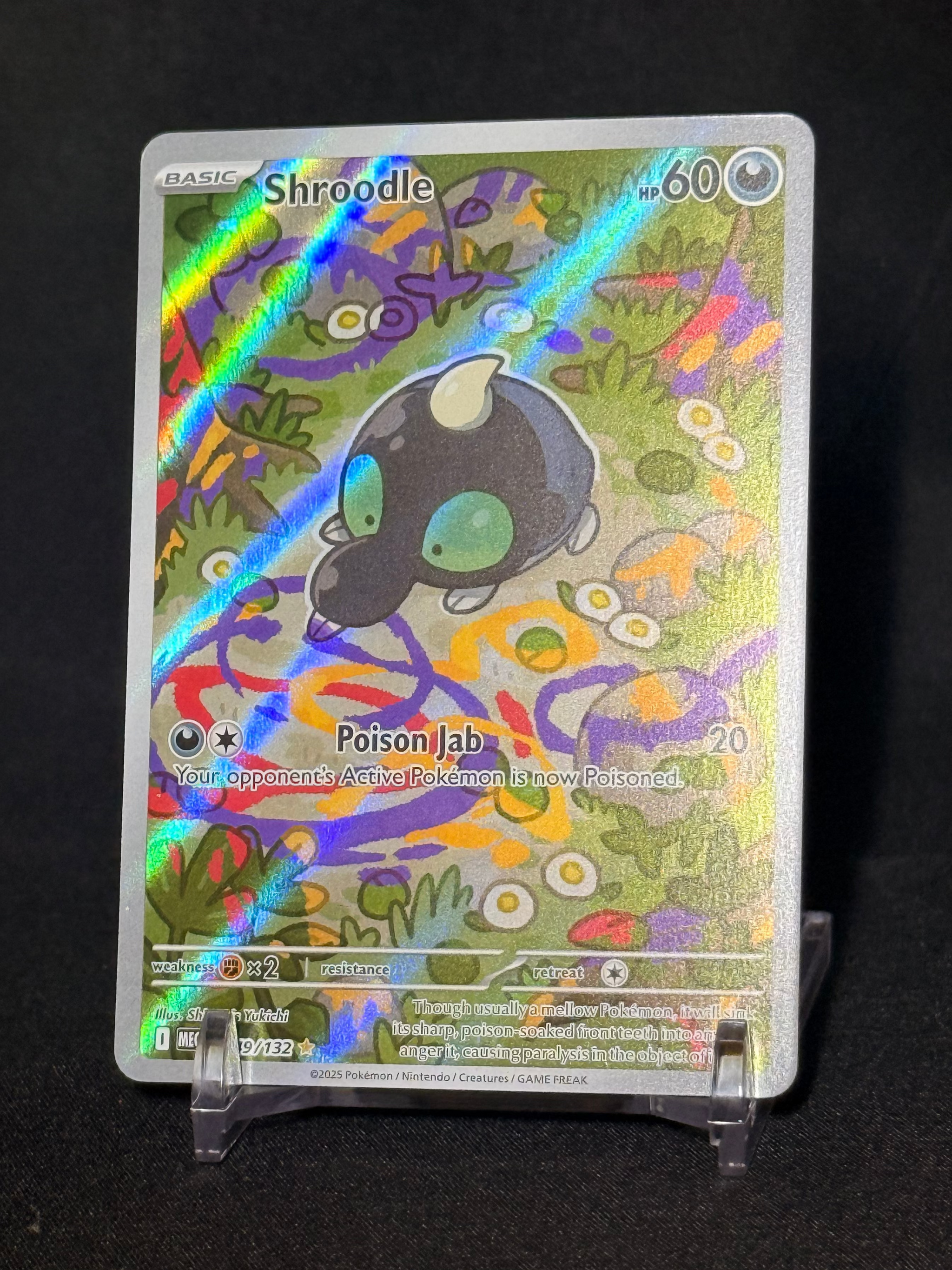 Shroodle Mega Evolution Illustration Rare 149/132