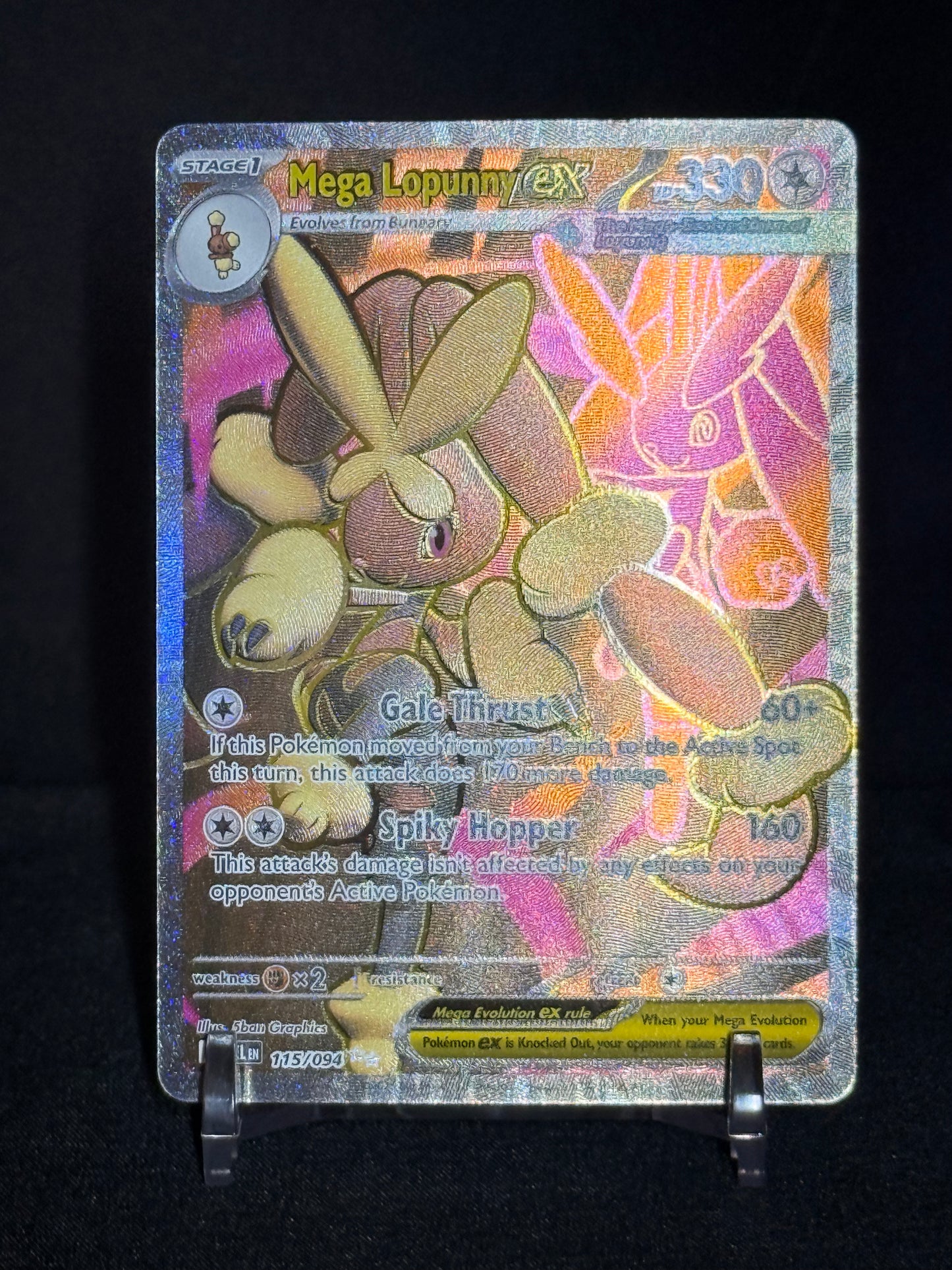 Mega Lopunny ex Phantasmal Flames Ultra Rare 115/094