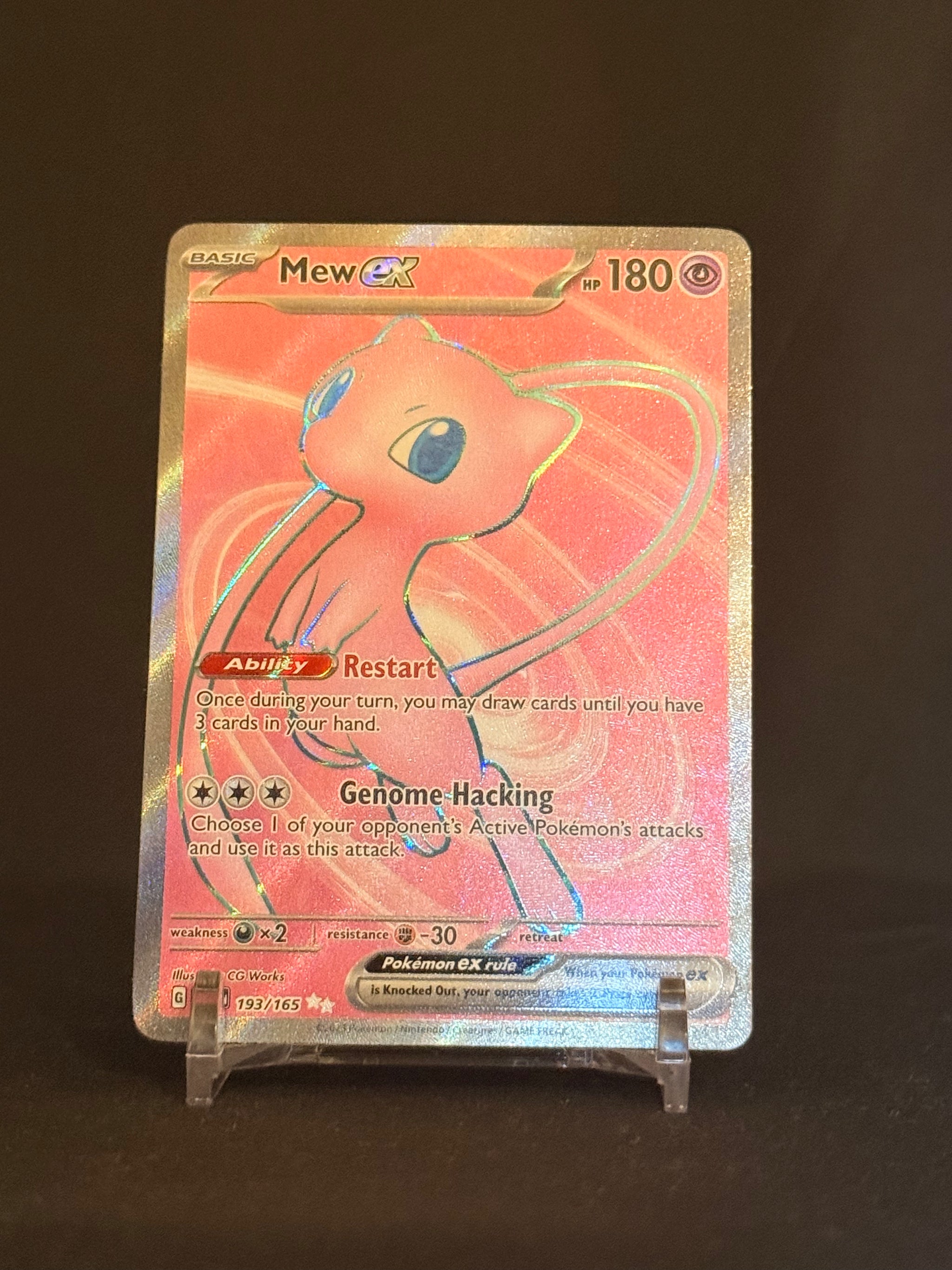 Mew ex SV: 151 Ultra Rare 193/165