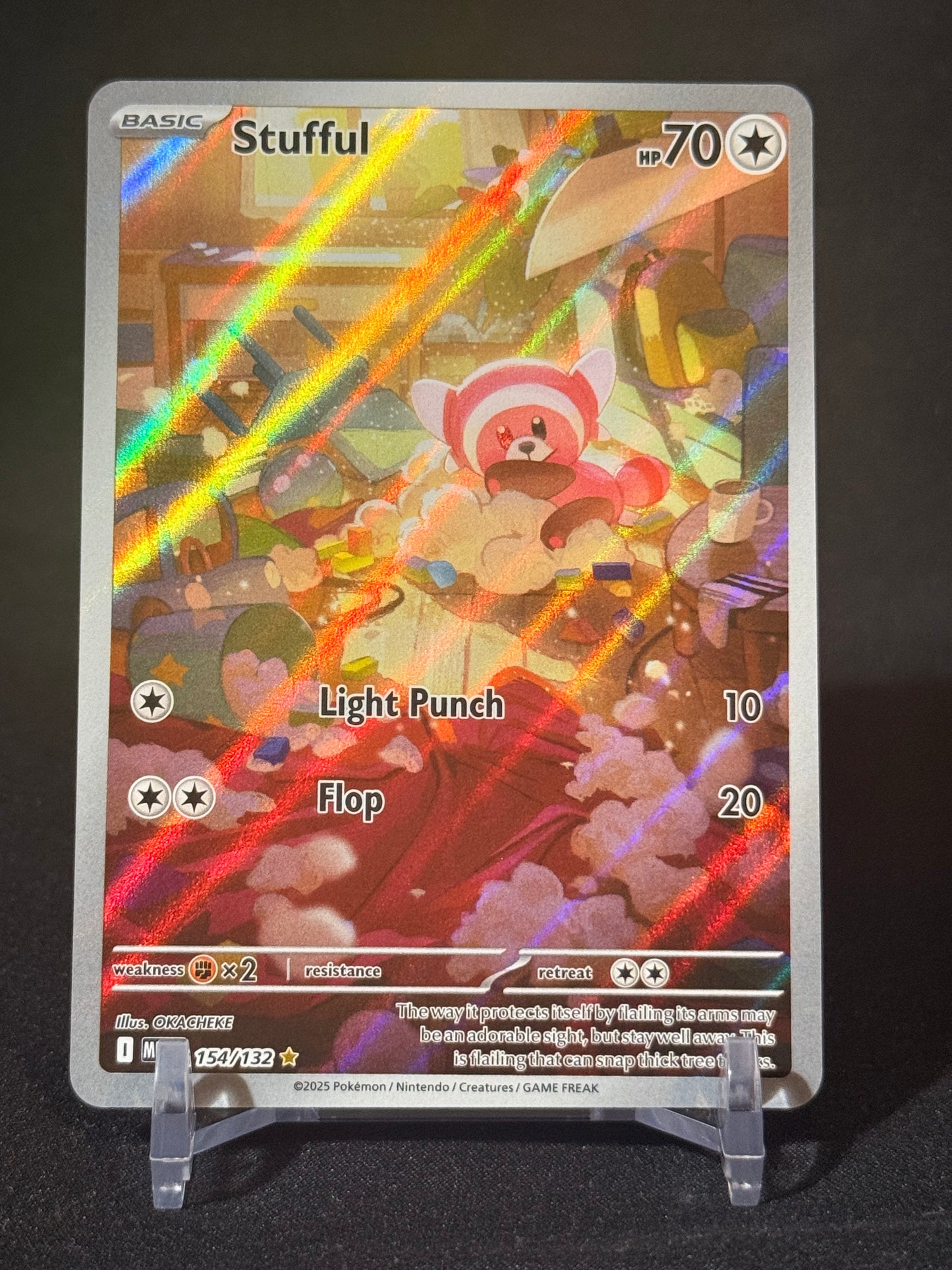 Stufful Mega Evolution Illustration Rare 154/132