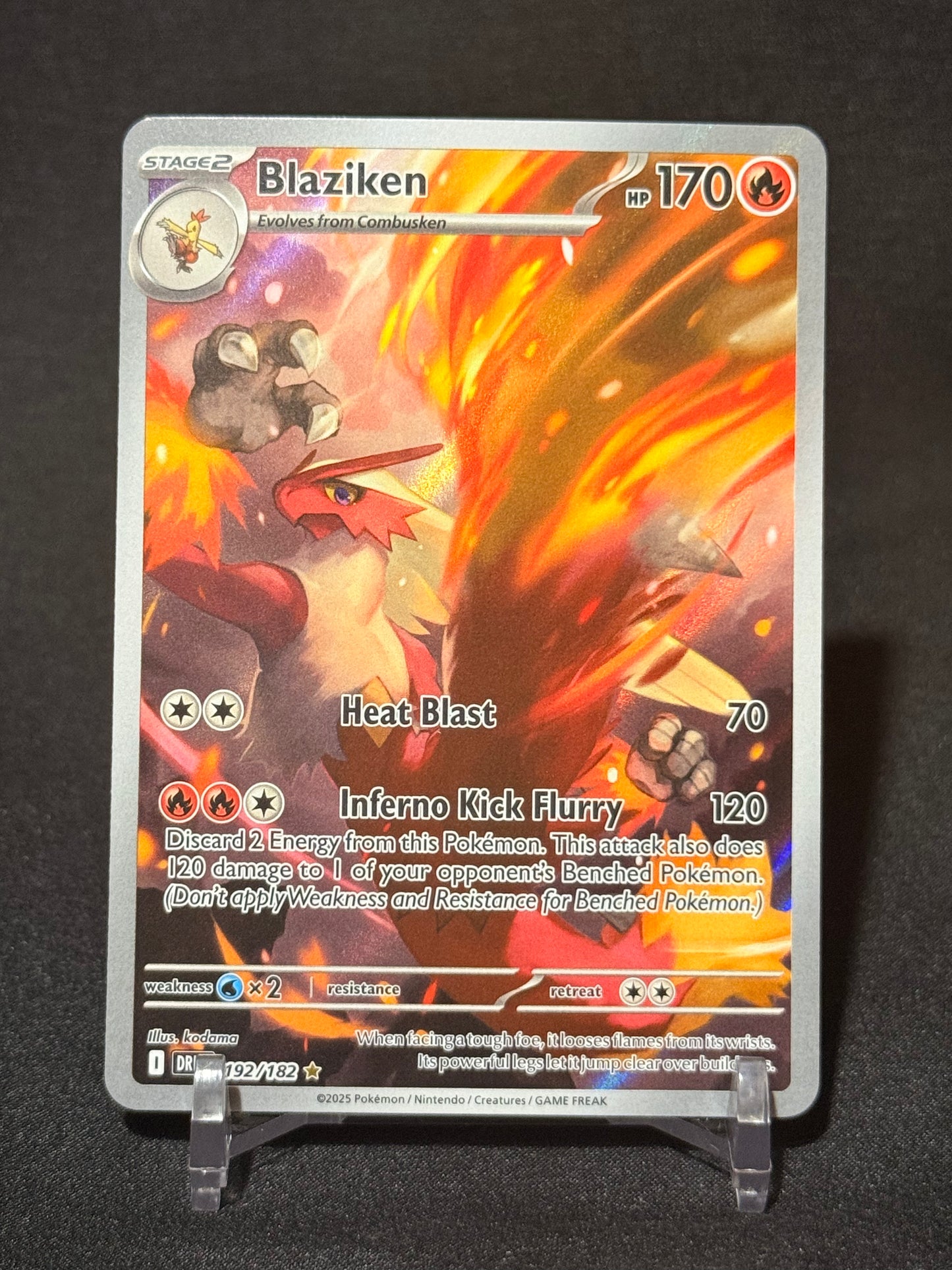 Blaziken Destined Rivals Illustration Rare 192/182