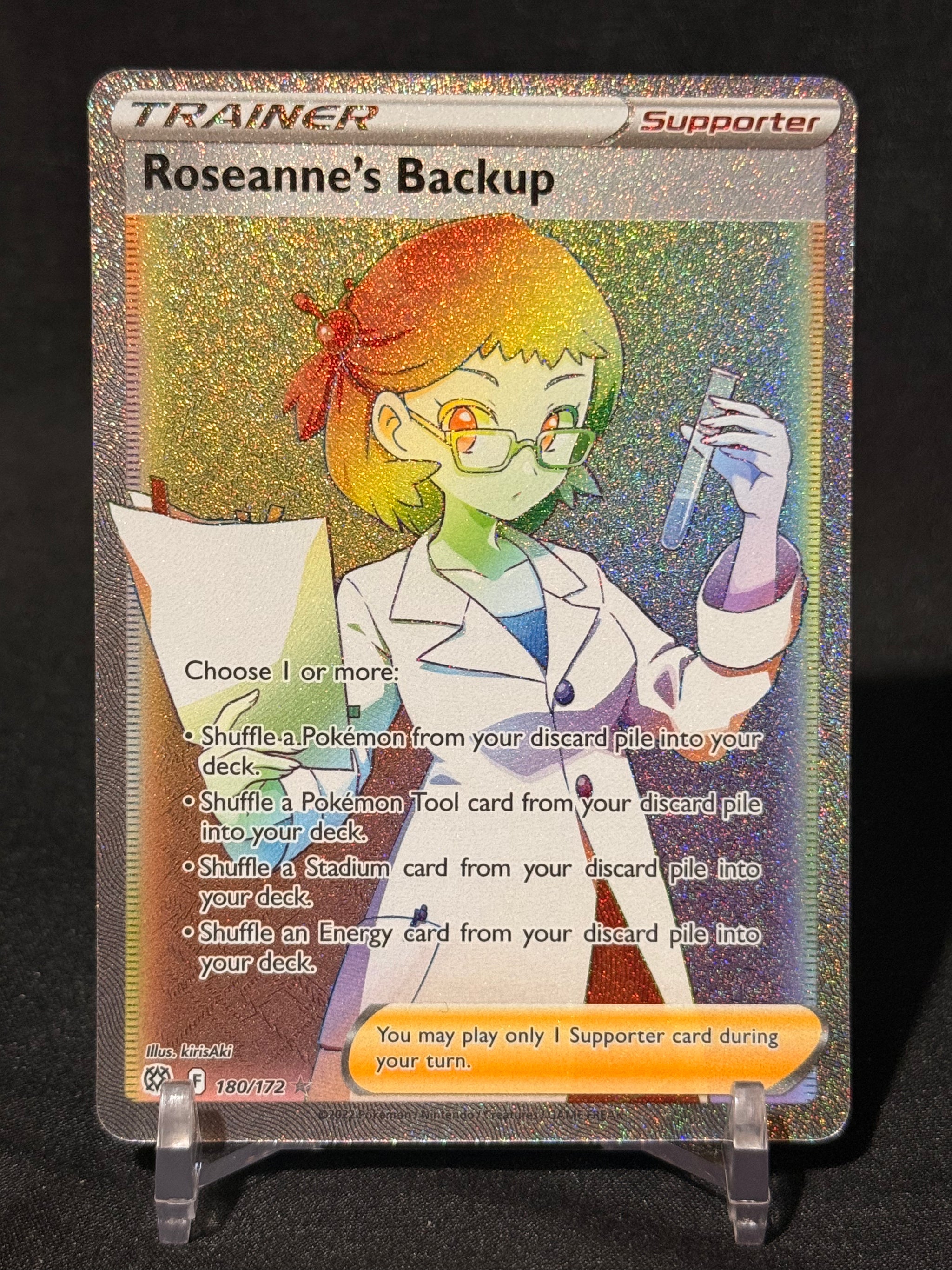 Roseanne's Backup (Secret) Brilliant Stars Ultra Rare 180/172