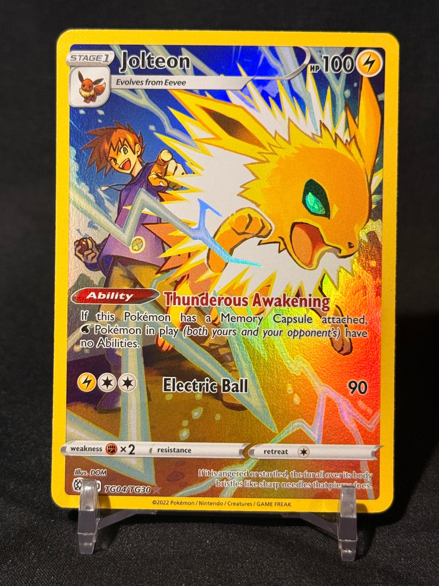 Jolteon Brilliant Stars Trainer Gallery Ultra Rare TG04/TG30