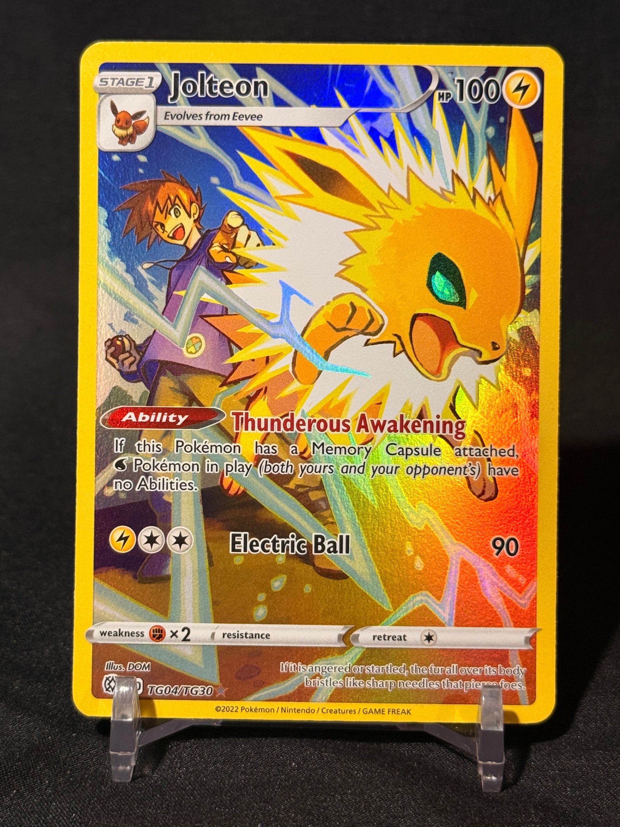 Jolteon Brilliant Stars Trainer Gallery Ultra Rare TG04/TG30