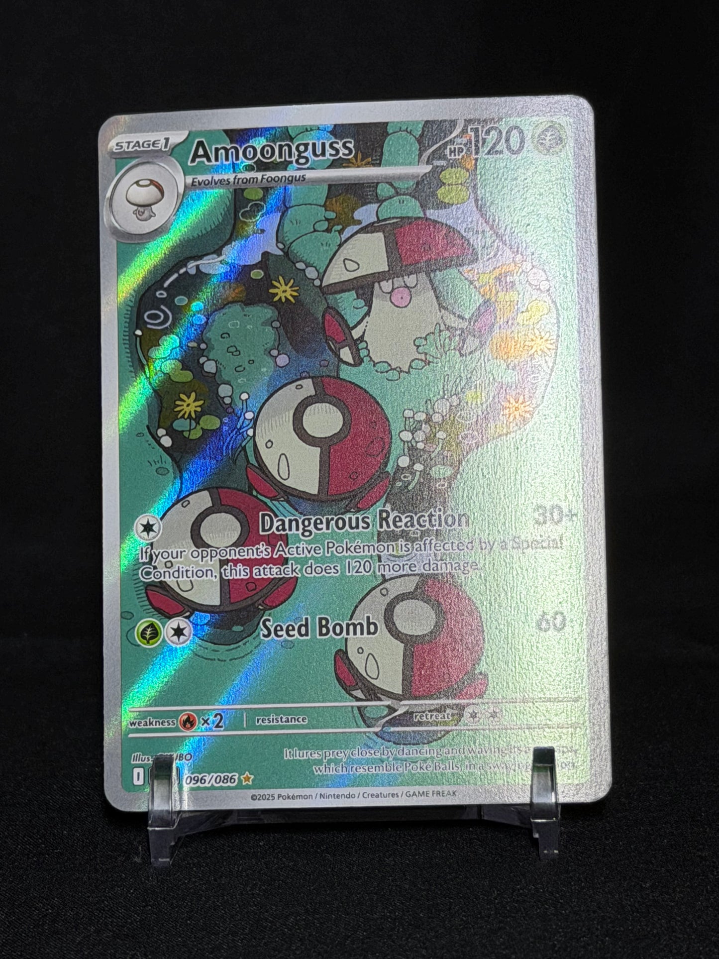 Amoonguss Black Bolt Illustration Rare 096/086