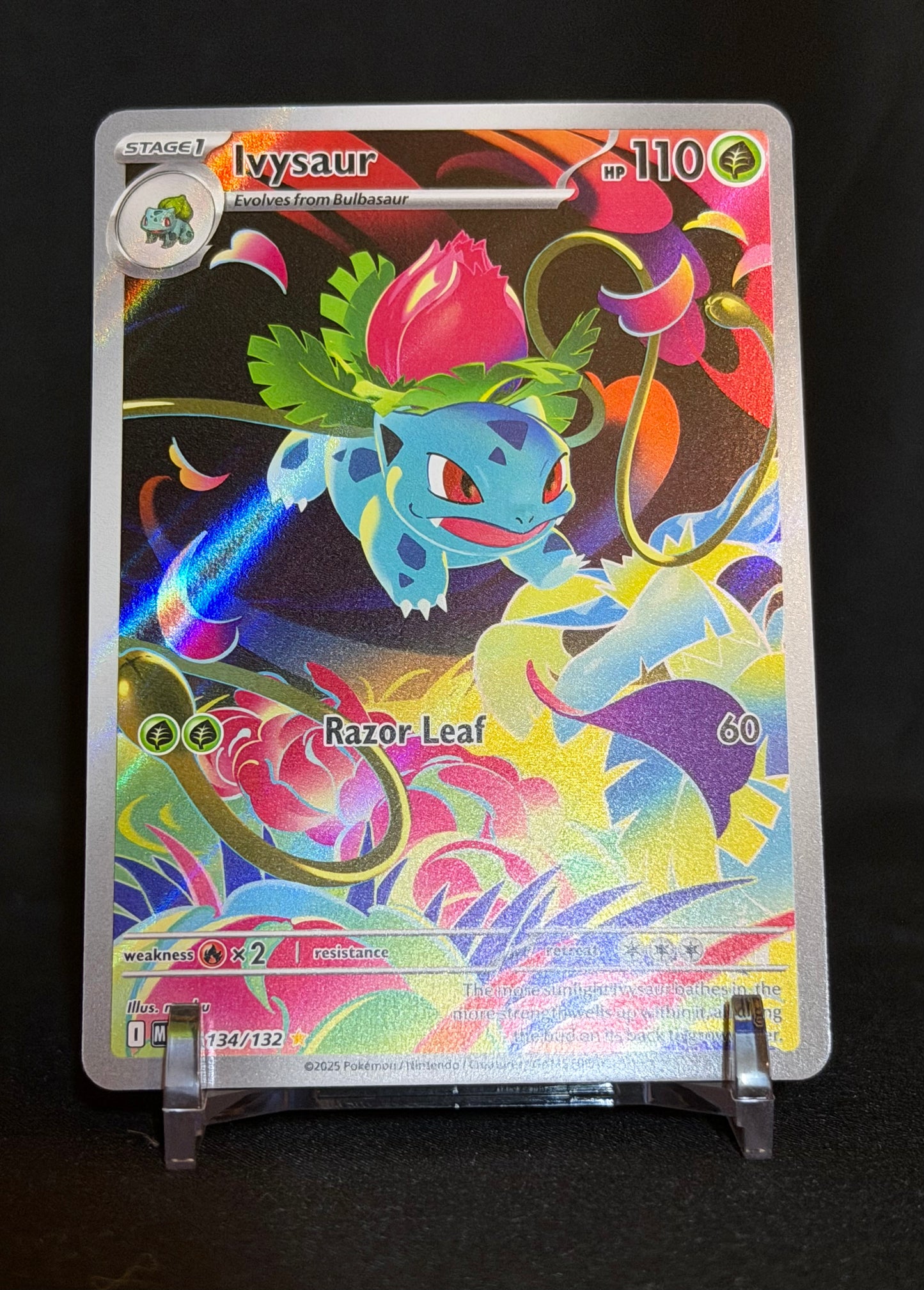 Ivysaur Mega Evolution Illustration Rare 134/132