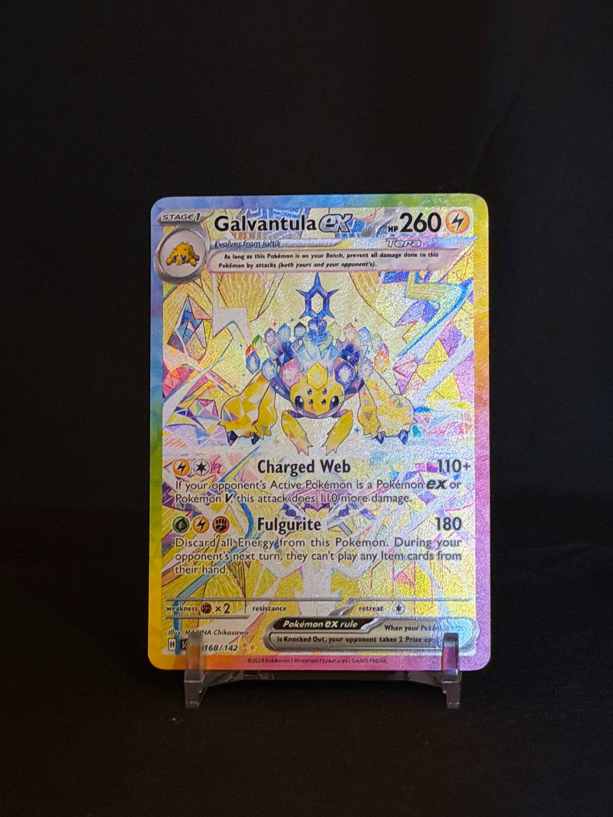 Galvantula ex Stellar Crown Special Illustration Rare 168/142