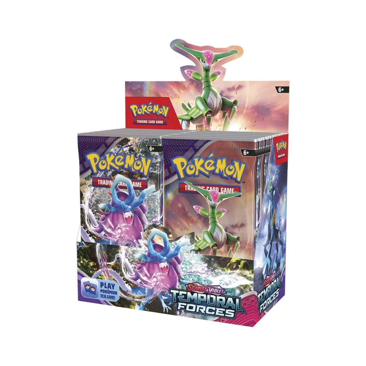 Scarlet & Violet-Temporal Forces Booster Display