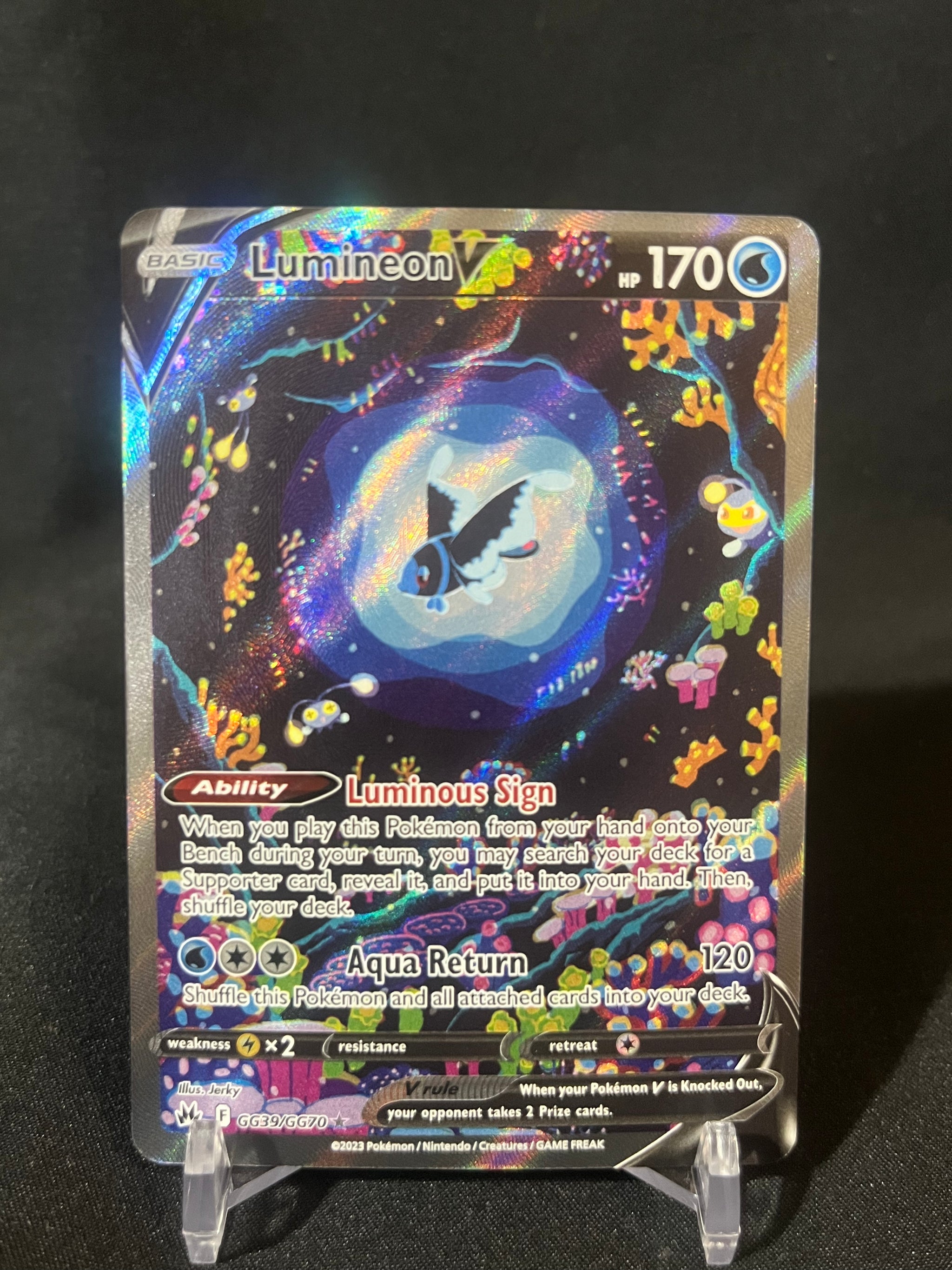 Lumineon V Crown Zenith: Galarian Gallery Ultra Rare GG39/GG70