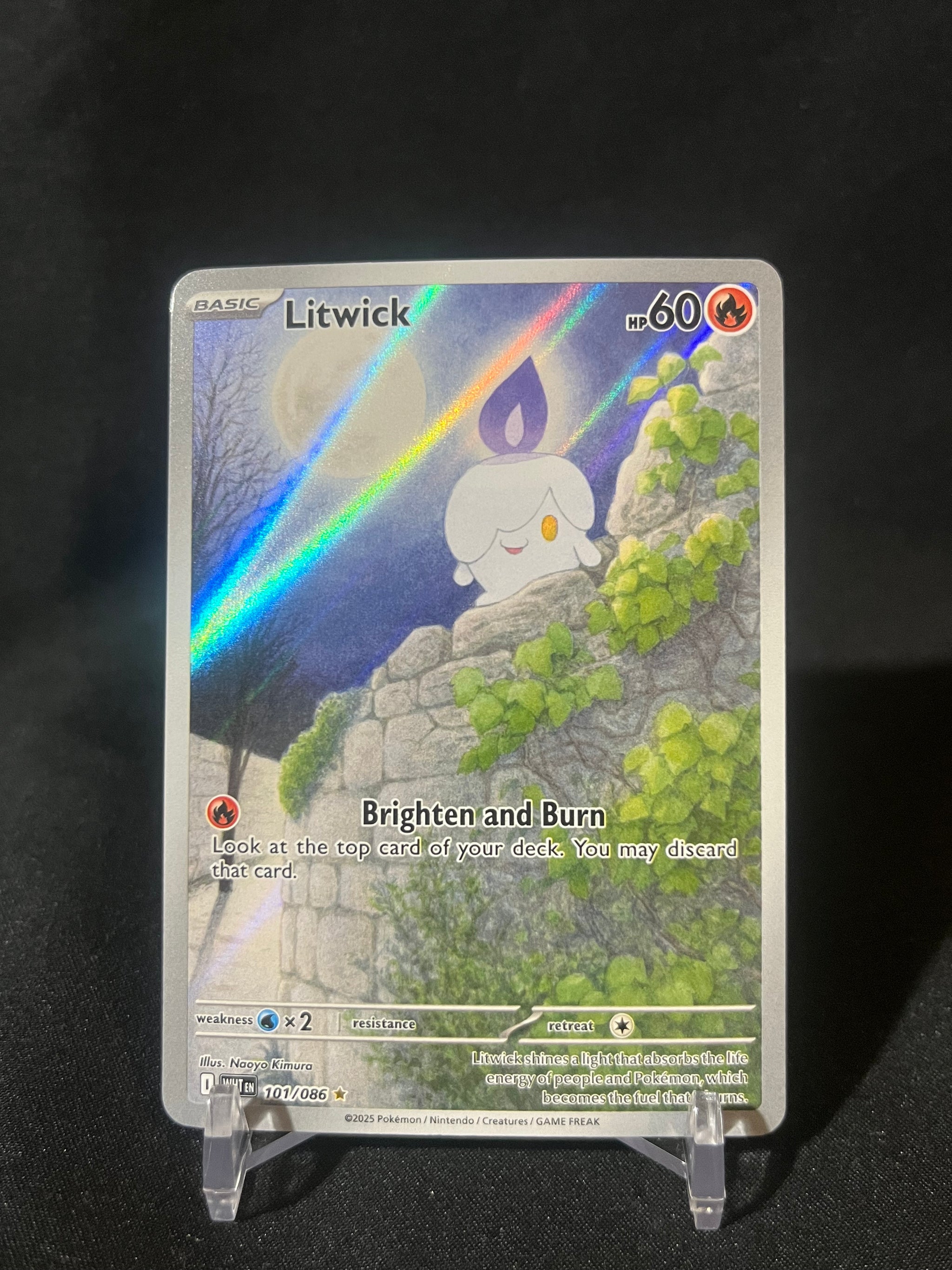Litwick White Flare Illustration Rare 101/086