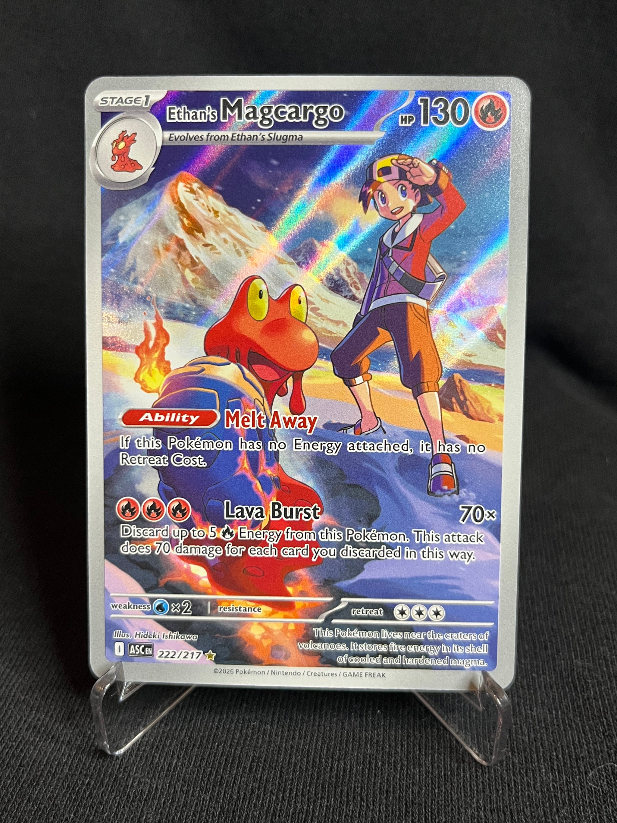 Ethan's Magcargo Ascended Heroes Illustration Rare 222/217