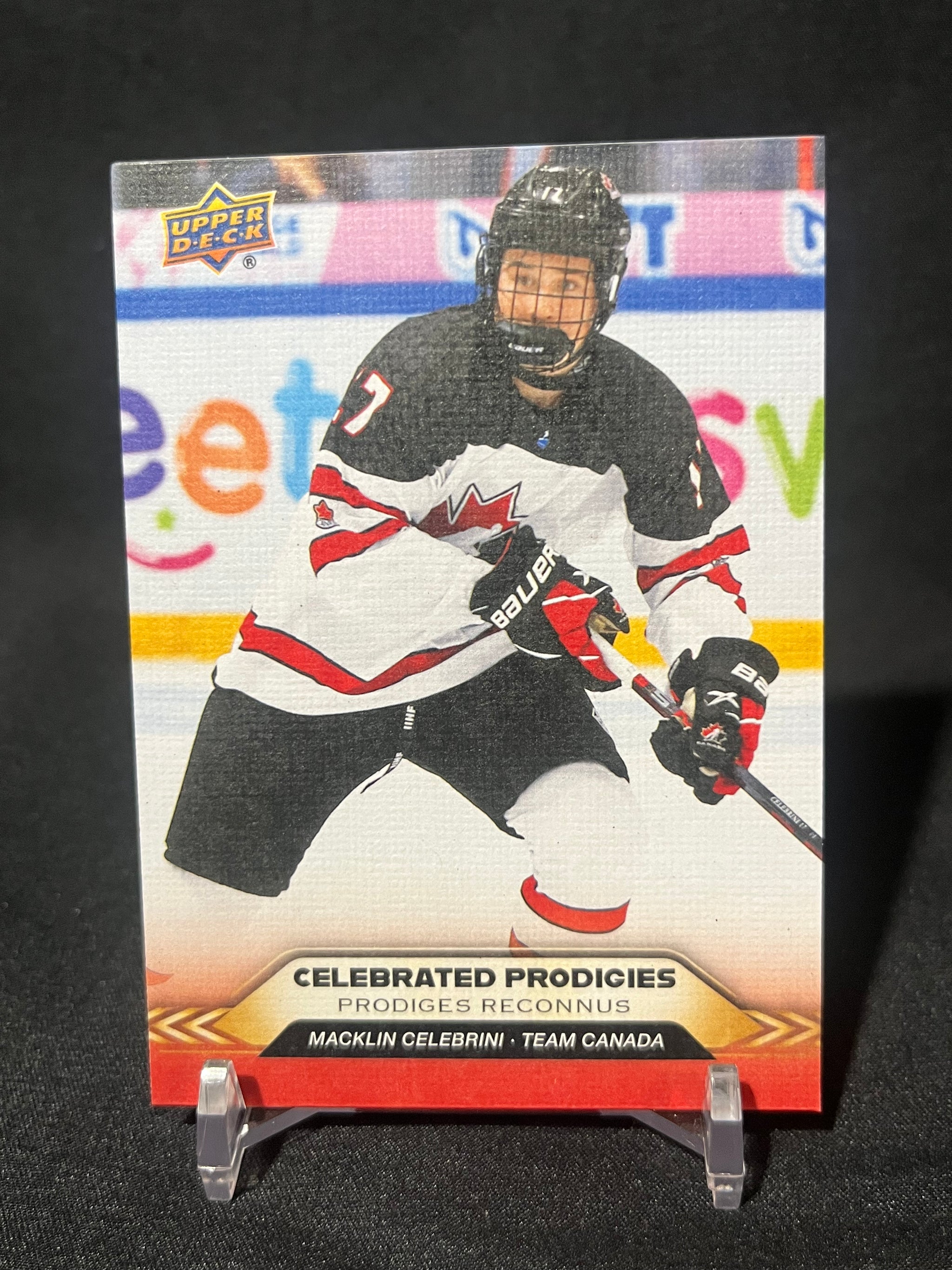 MACKLIN CELEBRINI 25/26 Upper Deck Tim Horton's Team Canada Celebrated Prodigies #CP-5