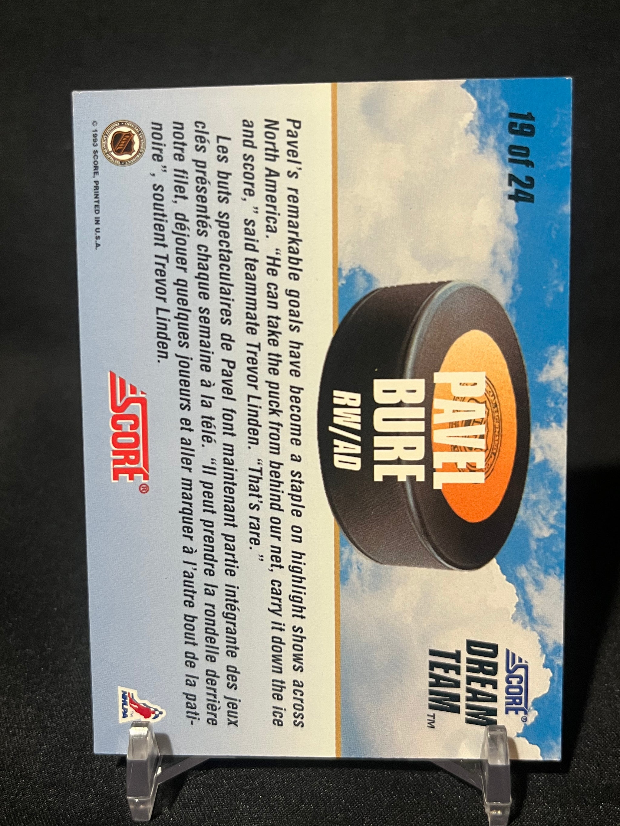 PAVEL BURE 93/94 Score Dream Team #19