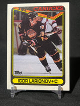 IGOR LARIONOV ROOKIE 90/91 Topps Hockey Cards #359