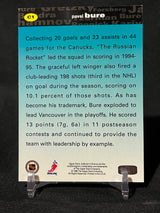 PAVEL BURE 95/96 Upper Deck Collector's choice You Crash The Game Silver Set #C1