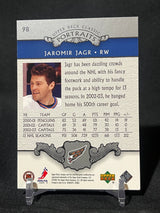 JAROMIR JAGR 03/04 Upper Deck Classic Portraits #98