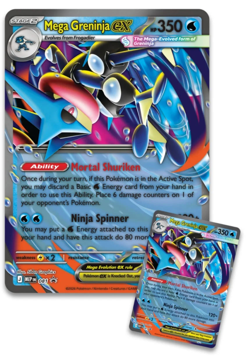 (Pre-Order) Pokemon Mega Greninja Ex Premium Collection