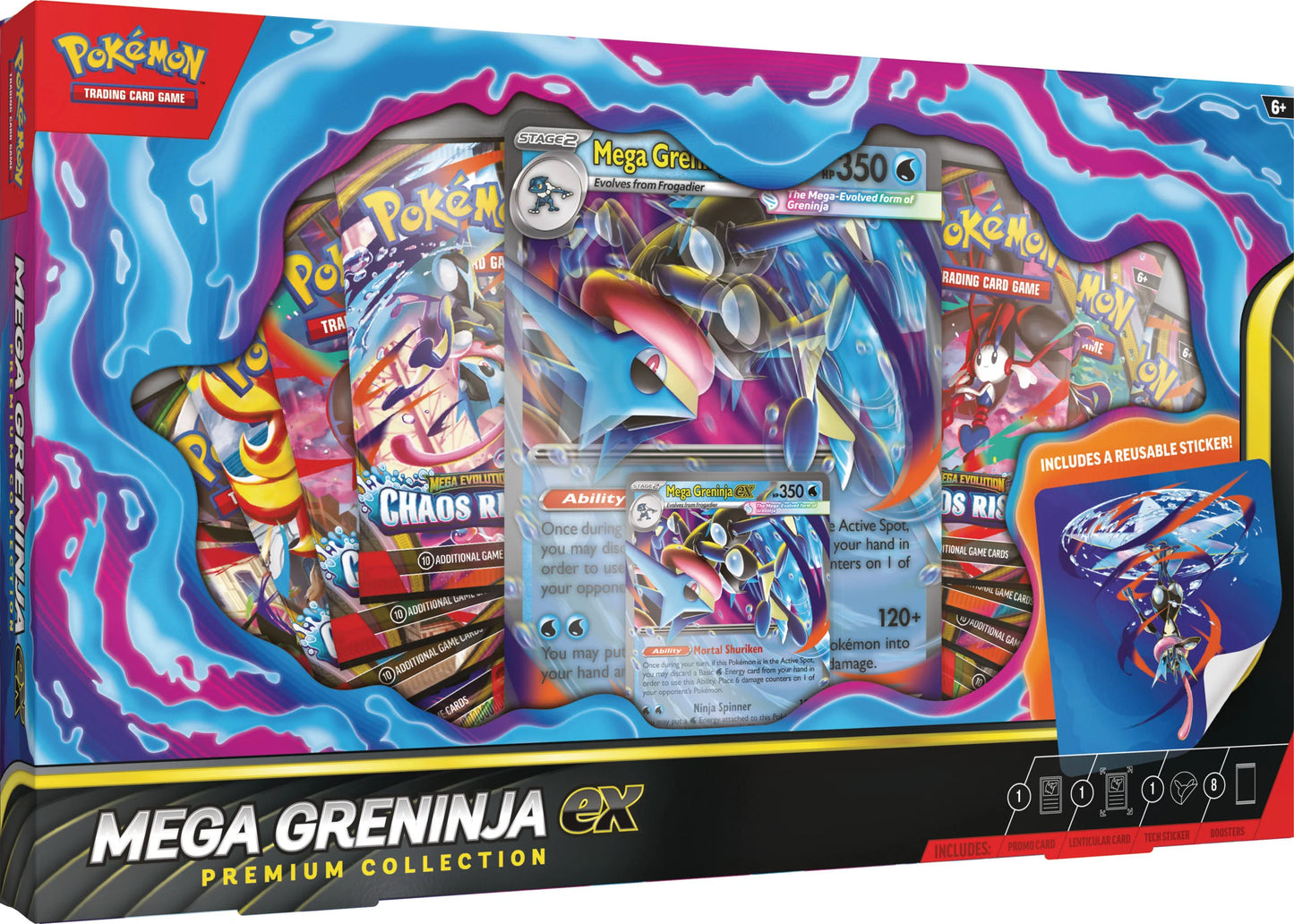 (Pre-Order) Pokemon Mega Greninja Ex Premium Collection