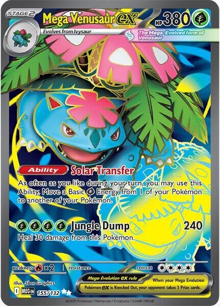 Mega Venusaur ex Mega Evolution Ultra Rare 155/132