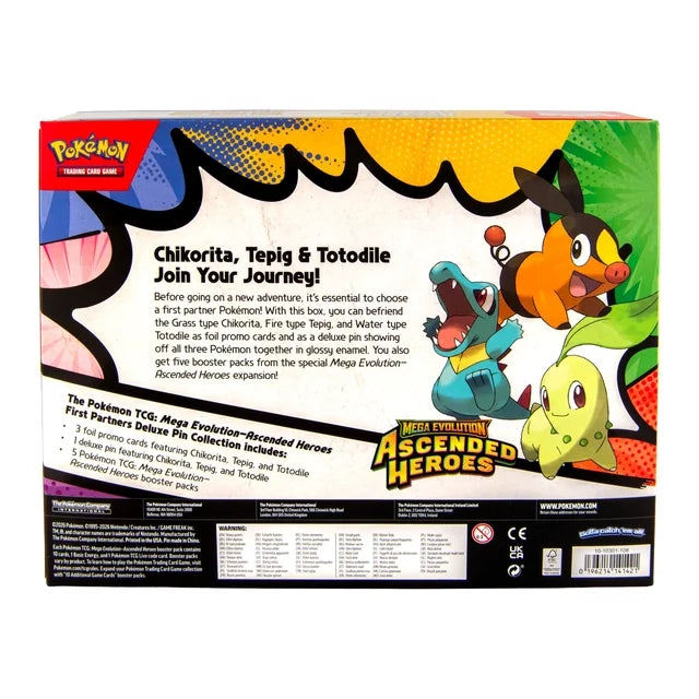 Ascended Heroes First Partners Deluxe Pin Collection