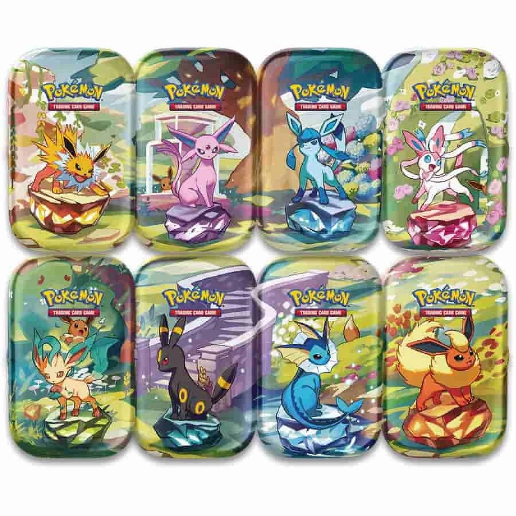 Pokemon 8 Mini Tins + 8 Promo Cards (English Edition)