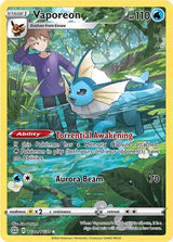 Vaporeon Brilliant Stars Trainer Gallery Ultra Rare TG02/TG30