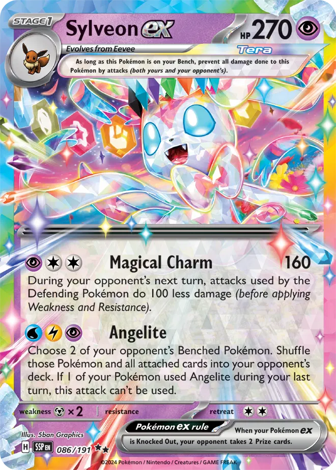 Sylveon ex Surging Sparks Double Rare 086/191