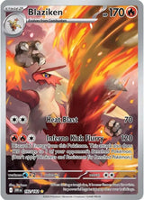 Blaziken Destined Rivals Illustration Rare 192/182