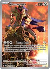 Zamazenta Destined Rivals Illustration Rare 201/182
