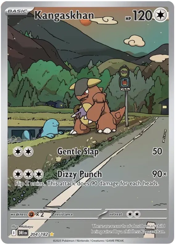 Kangaskhan Destined Rivals Illustration Rare 204/182