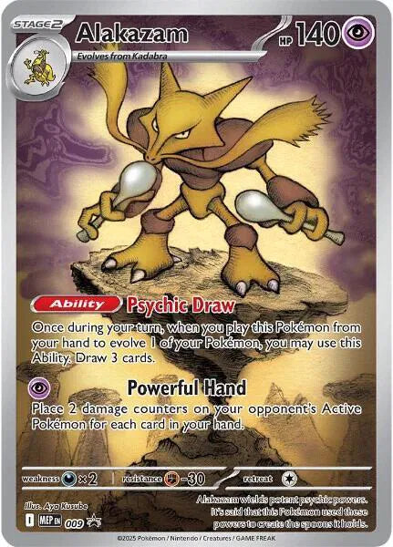 Alakazam Mega Evolution Promo 009